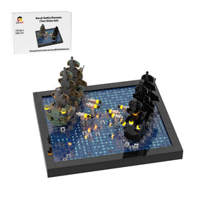 MOC-275985 LEGO Pirates of the Caribbean „Am Ende der Welt“ – Seeschlacht (Die Flying Dutchman gegen die Black Pearl) Klemmbausteine-LesDiy-Klemmbausteine