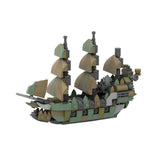 MOC-275987 LEGO Pirates of the Caribbean – Mini-Schiff „Flying Dutchman“ Klemmbausteine-LesDiy-Klemmbausteine