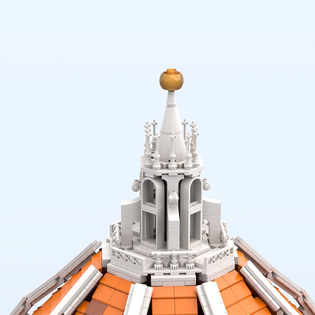 MOC-276083 Kathedrale von Florenz & Giottos Campanile Klemmbausteine-LesDiy-Klemmbausteine