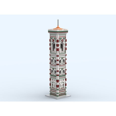 MOC-276357 Giottos Campanile (Glockenturm des Florentiner Doms) Klemmbausteine-LesDiy-Klemmbausteine