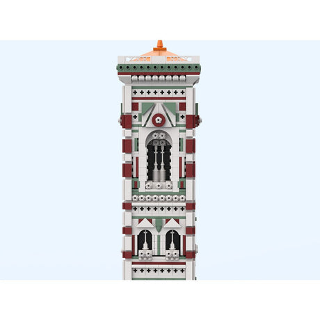 MOC-276357 Giottos Campanile (Glockenturm des Florentiner Doms) Klemmbausteine-LesDiy-Klemmbausteine
