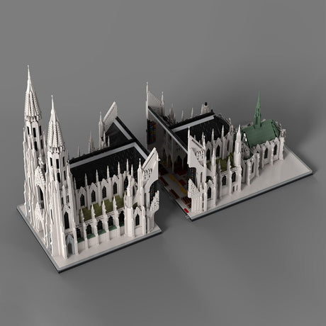 MOC-276548 St. Patrick’s Cathedral in New York – vollständig Klemmbausteine-LesDiy-Klemmbausteine
