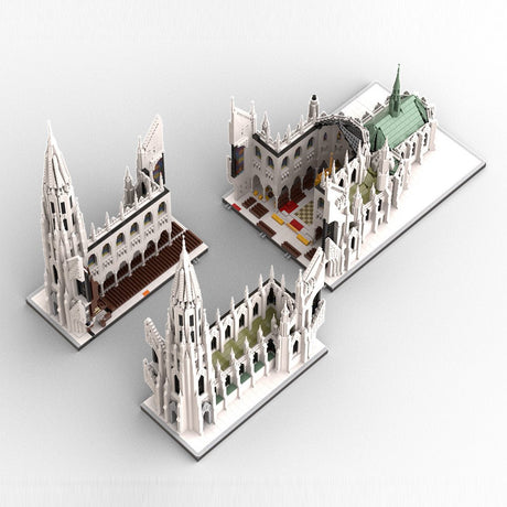 MOC-276548 St. Patrick’s Cathedral in New York – vollständig Klemmbausteine-LesDiy-Klemmbausteine