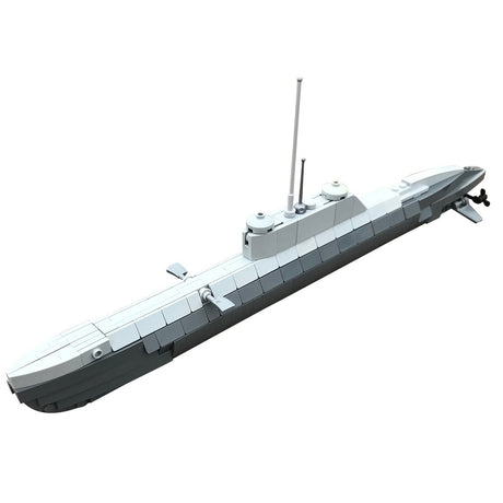 MOC - 30342 U - Boat Type XXI Klemmbausteine - LesDiy - Klemmbausteine
