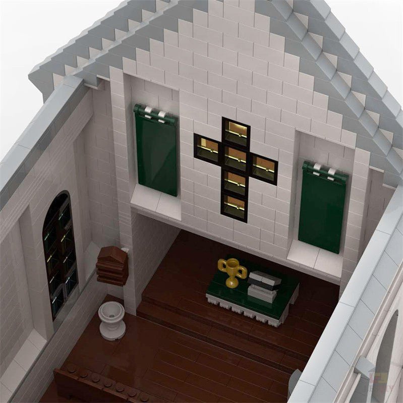 MOC - 34956 Die Kirche Klemmbausteine - LesDiy - Klemmbausteine