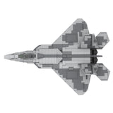 MOC - 35918 F - 22 RAPTOR | 1:34 Minifig Scale | Lockheed Martin (v2) Klemmbausteine - LesDiy - Klemmbausteine