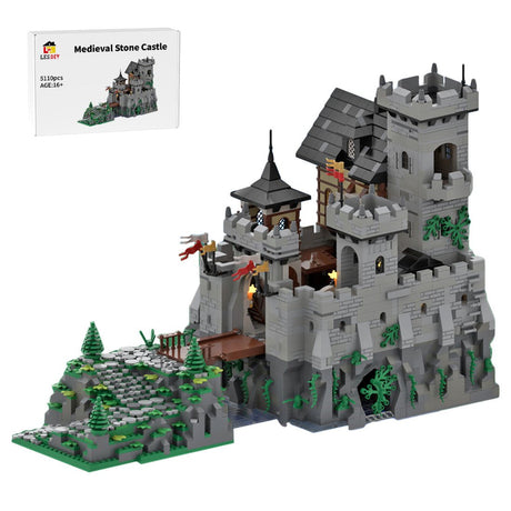 MOC - 36658 Graues Schloss Klemmbausteine - LesDiy - Klemmbausteine