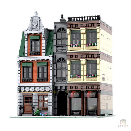 MOC - 37229 Modular DownTown CityCenter - LesDiy - Klemmbausteine