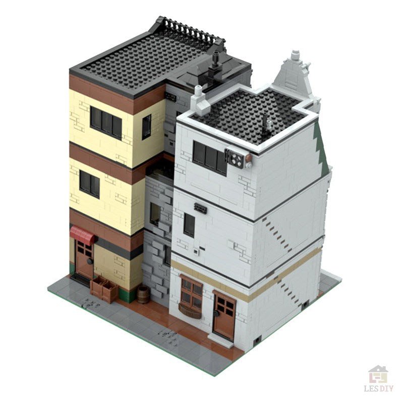 MOC - 37229 Modular DownTown CityCenter - LesDiy - Klemmbausteine