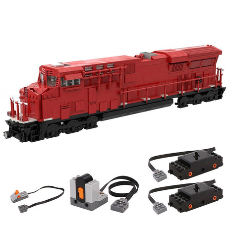 MOC - 37716 ES44AC Canadian Pacific - LesDiy - Klemmbausteine