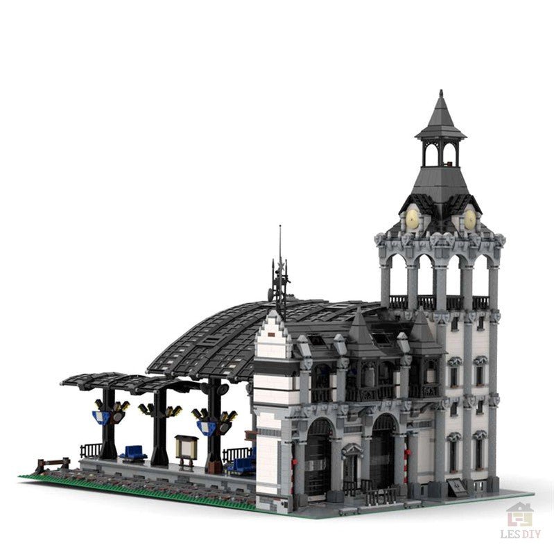 MOC - 37719 Modular Bahnhof - LesDiy - Klemmbausteine