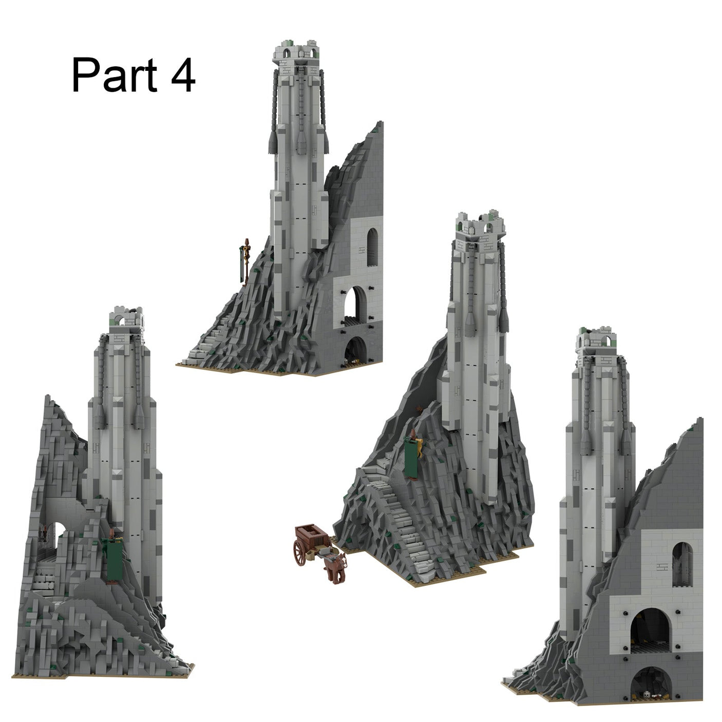 MOC - 38478 USC Helm's Deep Klemmbausteine - LesDiy - Klemmbausteine