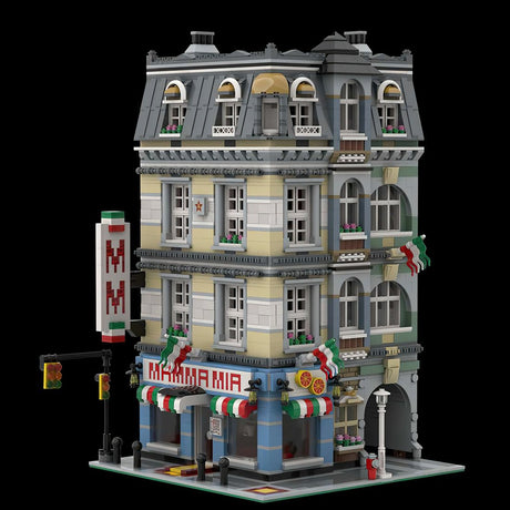 MOC - 39491 Mamma Mia Pizzeria M1 Klemmbausteine - LesDiy - Klemmbausteine