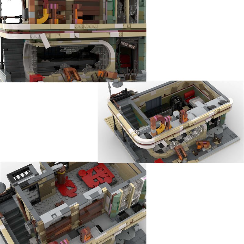MOC - 40173 Downtown Diner - Apokalypse Version - LesDiy - Klemmbausteine