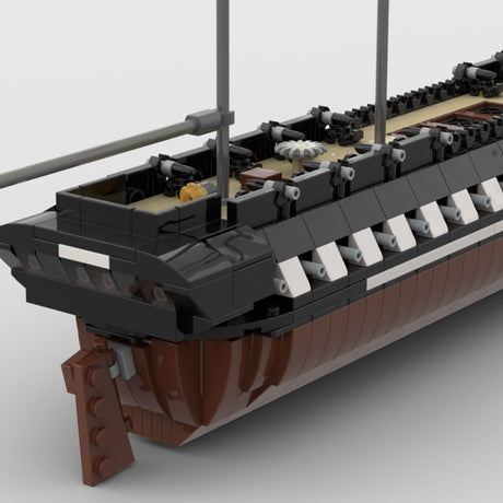 MOC - 40456 1/200 USS Constitution Ship Klemmbausteine - LesDiy - Klemmbausteine