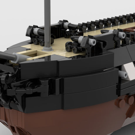 MOC - 40456 1/200 USS Constitution Ship Klemmbausteine - LesDiy - Klemmbausteine