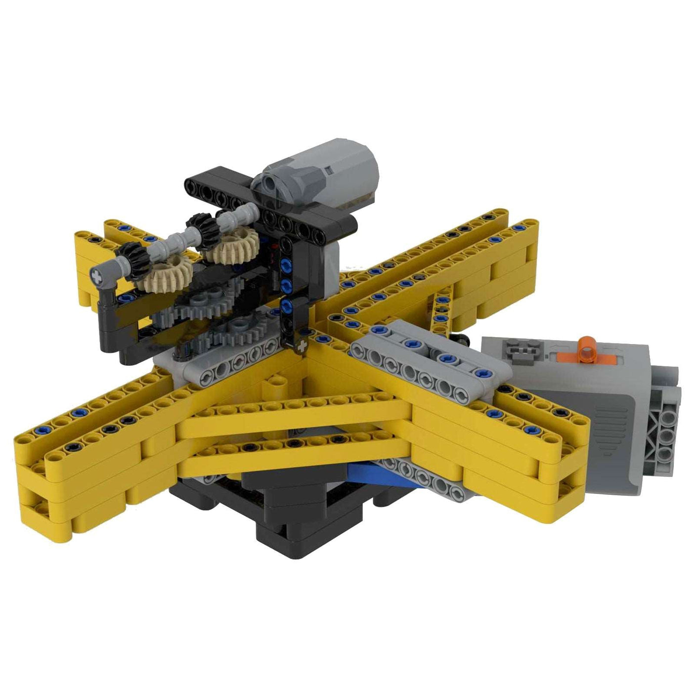 MOC - 41121 Archimedes Trammel – Maschinell nichts tun, motorisiert Klemmbausteine - LesDiy - Klemmbausteine