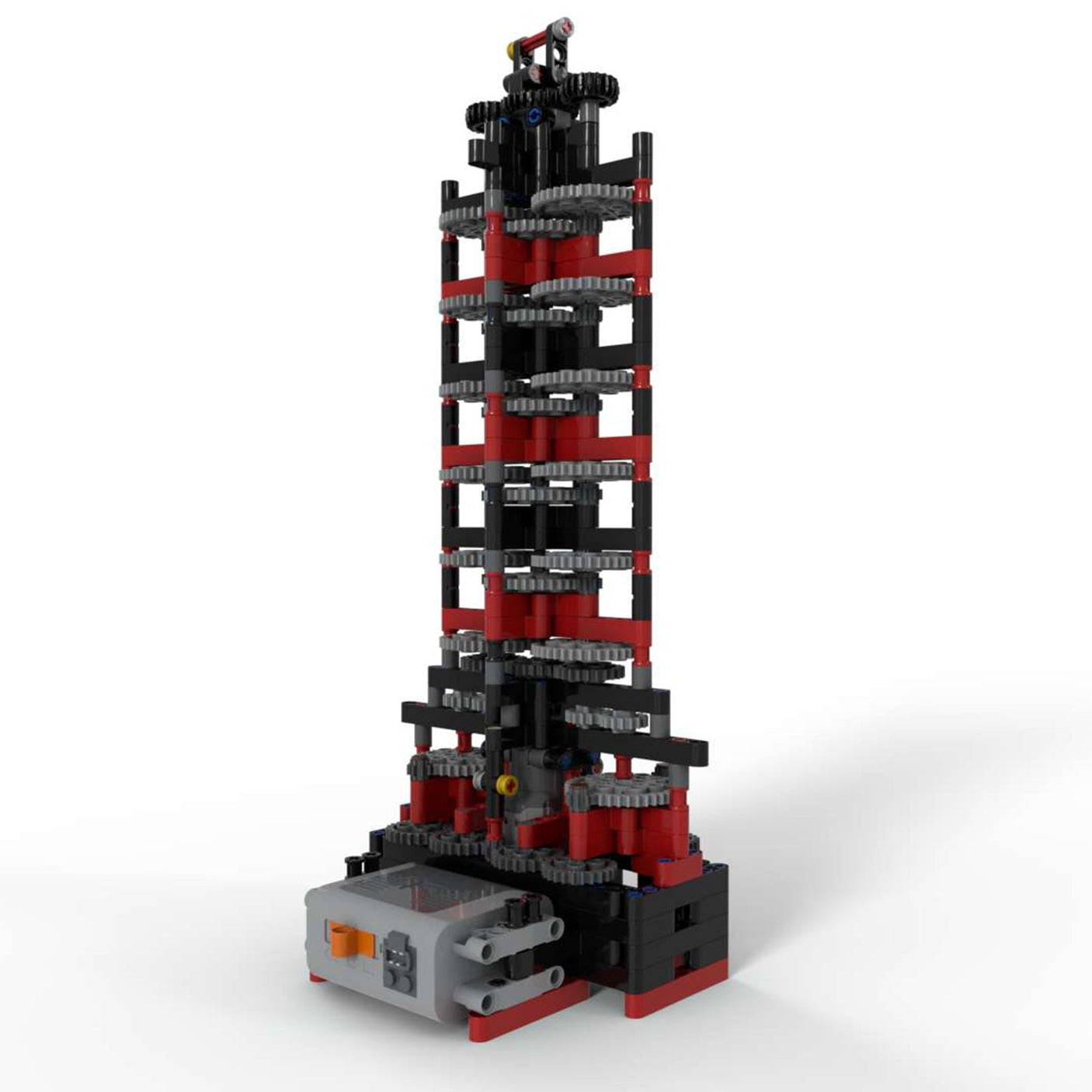 MOC - 42806 Billion to One Gearing Tower Klemmbausteine - LesDiy - Klemmbausteine
