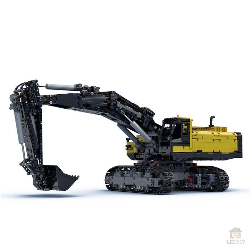 MOC - 43636 Technik Volvo EC750 Bagger - LesDiy - Klemmbausteine