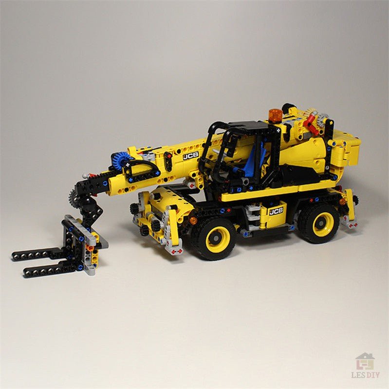MOC - 43871 Technik JCB Roto Telehandler - LesDiy - Klemmbausteine