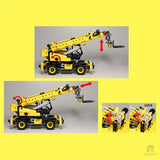 MOC - 43871 Technik JCB Roto Telehandler - LesDiy - Klemmbausteine