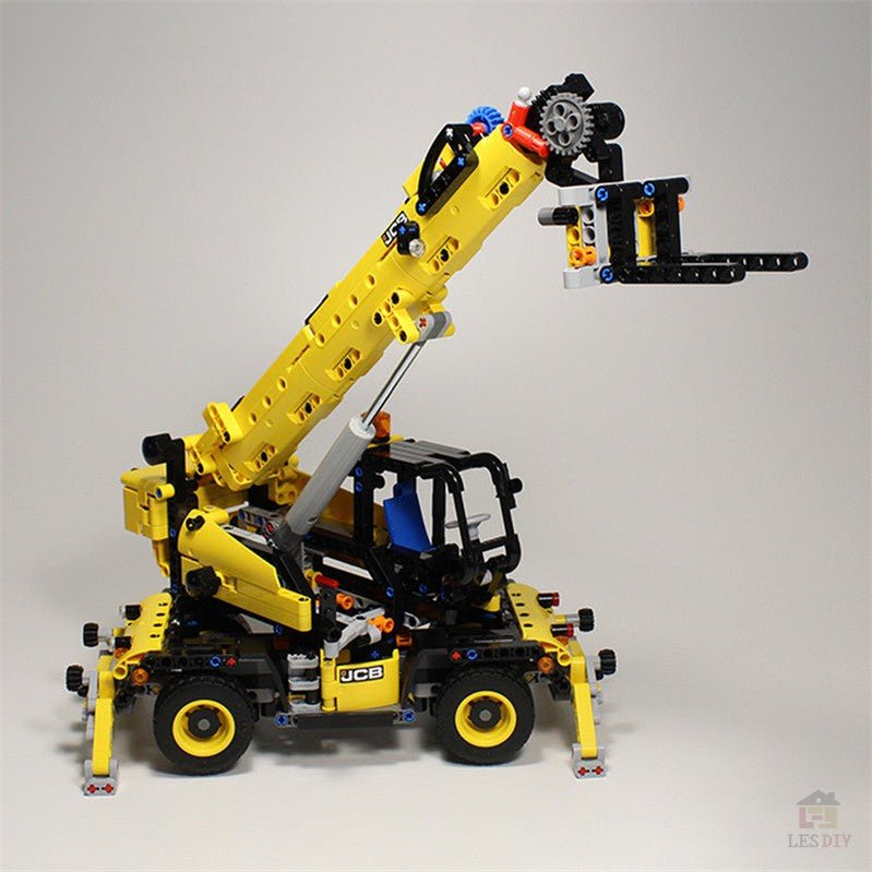 MOC - 43871 Technik JCB Roto Telehandler - LesDiy - Klemmbausteine