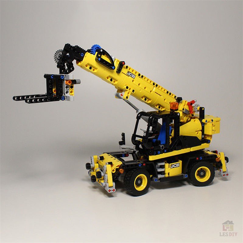 MOC - 43871 Technik JCB Roto Telehandler - LesDiy - Klemmbausteine
