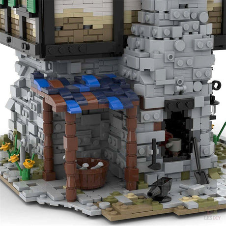 MOC - 44070 Mittelalterliche Schmiede - LesDiy - Klemmbausteine
