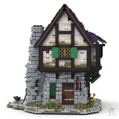 MOC - 44070 Mittelalterliche Schmiede - LesDiy - Klemmbausteine