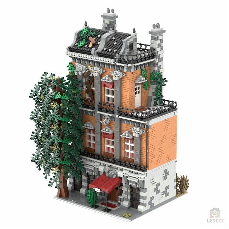 MOC - 46504 Altstadt Hostel Klemmbausteine - LesDiy - Klemmbausteine