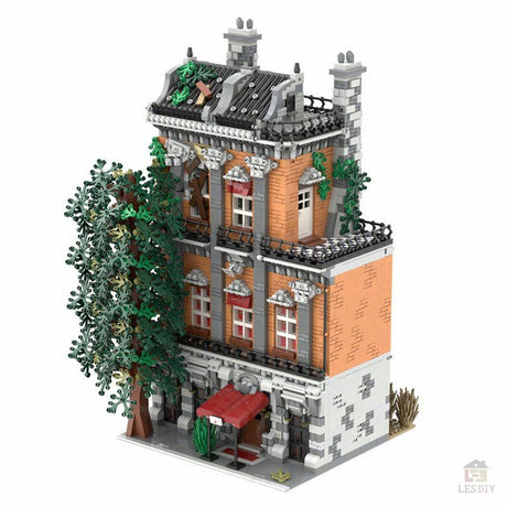 MOC - 46504 Altstadt Hostel Klemmbausteine - LesDiy - Klemmbausteine