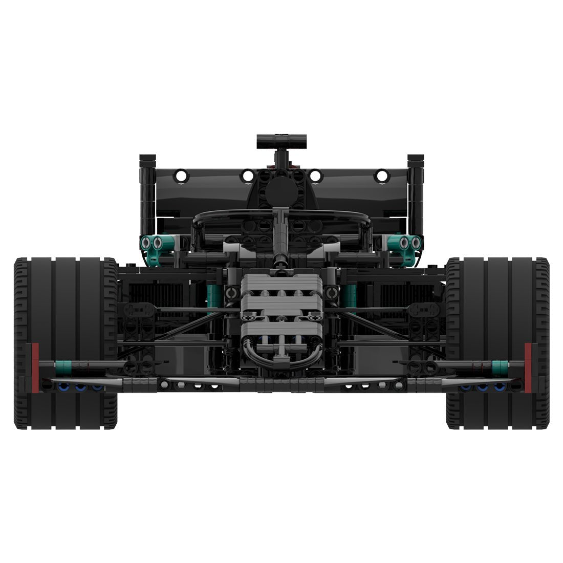 MOC - 46704 Mercedes F1 W11 1:8 Scale Klemmbausteine - LesDiy - Klemmbausteine