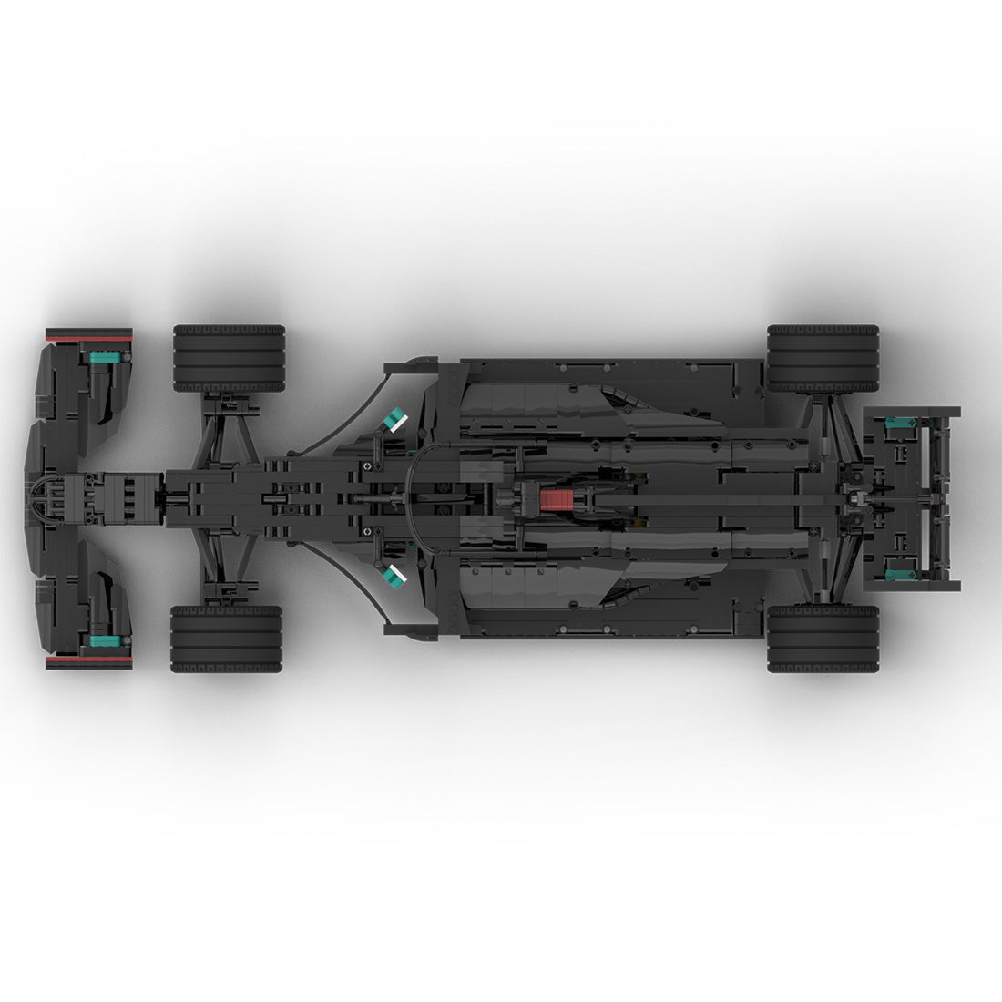 MOC - 46704 Mercedes F1 W11 1:8 Scale Klemmbausteine - LesDiy - Klemmbausteine