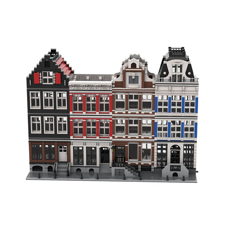 MOC - 47824 Modular Building - Amsterdam Canal House Nr 2 Klemmbausteine - LesDiy - Klemmbausteine