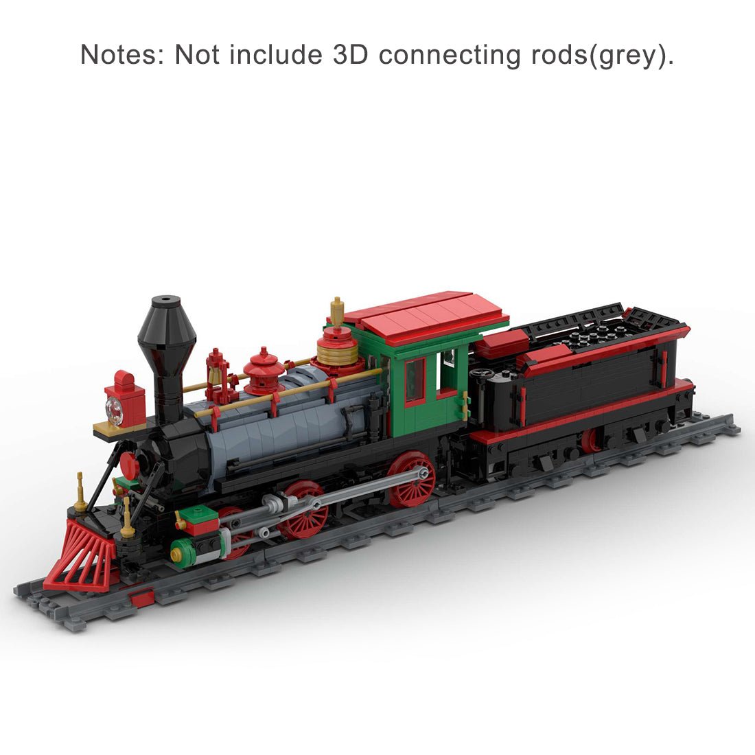 MOC - 48524 Grizzly Flats Loco Klemmbausteine - LesDiy - Klemmbausteine