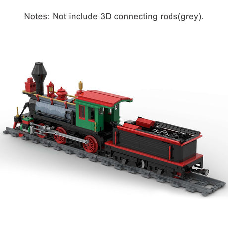 MOC - 48524 Grizzly Flats Loco Klemmbausteine - LesDiy - Klemmbausteine