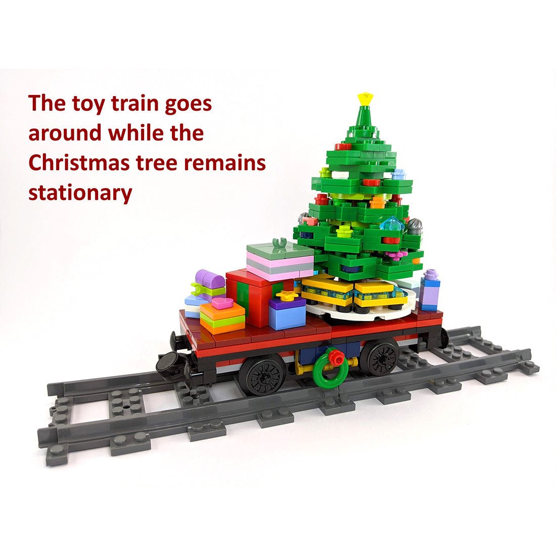 MOC - 49581 Motorized and Improved Christmas Train Klemmbausteine - LesDiy - Klemmbausteine