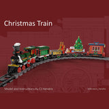 MOC - 49581 Motorized and Improved Christmas Train Klemmbausteine - LesDiy - Klemmbausteine