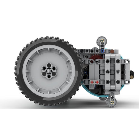 MOC 4WD Mechanical Battle Bot with Gear Drive and Triple Armor Rings Klemmbausteine - LesDiy - Klemmbausteine