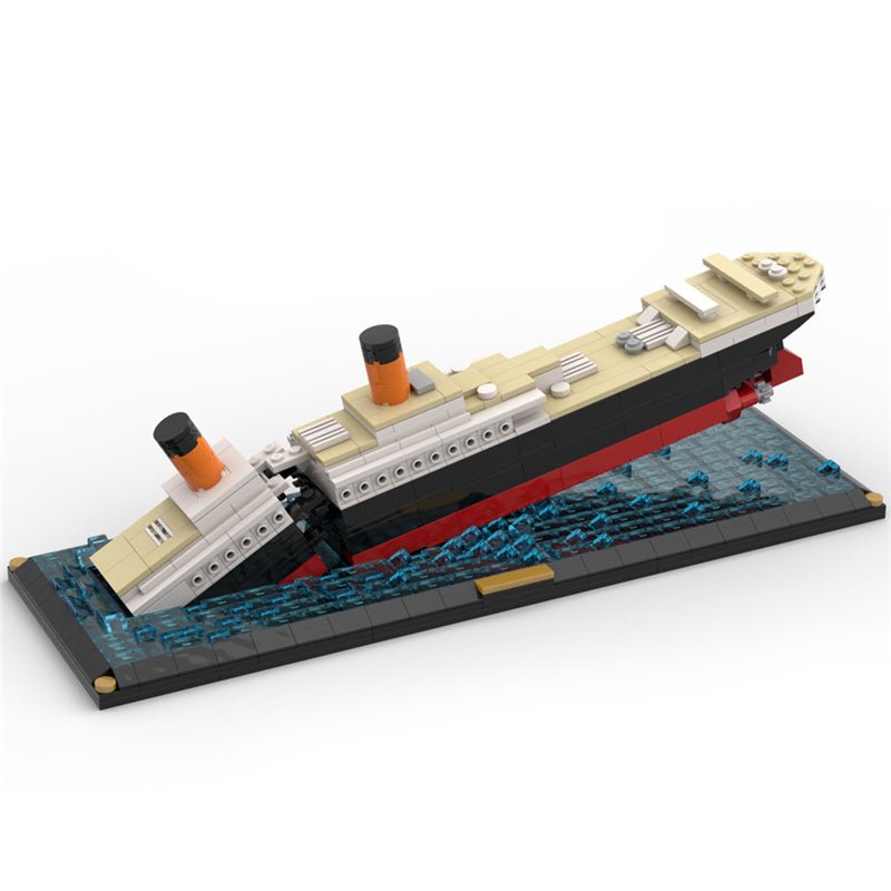 MOC - 51466 Titanic Sinken Szene - LesDiy - Klemmbausteine