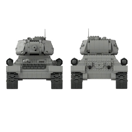 MOC - 53096 T - 34/85 RC - Panzer Klemmbausteine - LesDiy - Klemmbausteine
