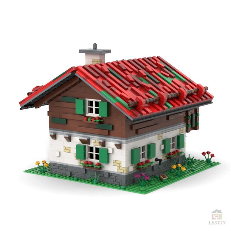 MOC - 55694 Der Bergbauernhaus - LesDiy - Klemmbausteine