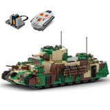 MOC - 55856 1/30 O - I japanischer superschwerer Panzer Klemmbausteine - LesDiy - Klemmbausteine