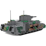 MOC - 55856 1/30 O - I japanischer superschwerer Panzer Klemmbausteine - LesDiy - Klemmbausteine