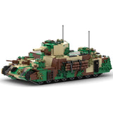 MOC - 55856 1/30 O - I japanischer superschwerer Panzer Klemmbausteine - LesDiy - Klemmbausteine