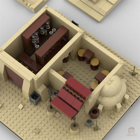 MOC - 56649 Modular Stadt Star Wars Tatooine - LesDiy - Klemmbausteine