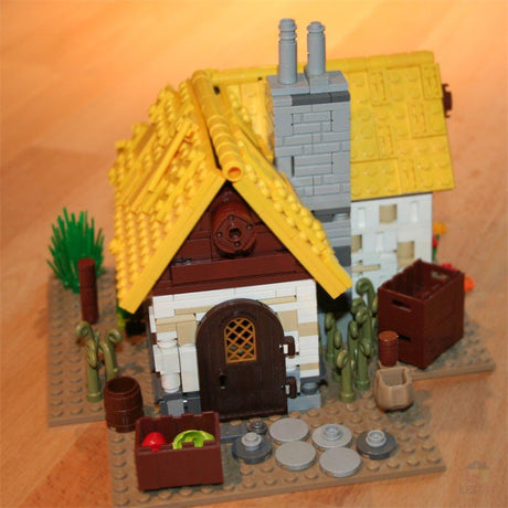 MOC - 58003 Mittelalterliches Bauernhaus - LesDiy - Klemmbausteine