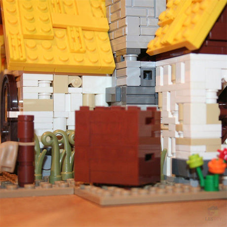 MOC - 58003 Mittelalterliches Bauernhaus - LesDiy - Klemmbausteine