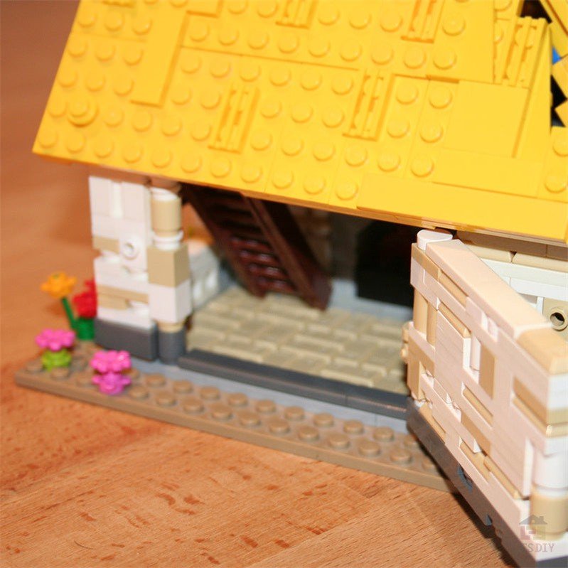 MOC - 58003 Mittelalterliches Bauernhaus - LesDiy - Klemmbausteine