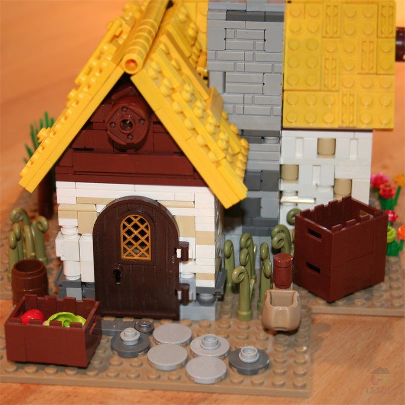 MOC - 58003 Mittelalterliches Bauernhaus - LesDiy - Klemmbausteine